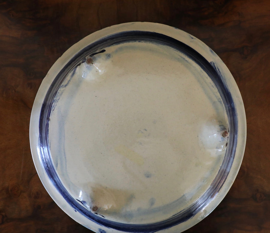 David Garland, Blue and White Glazed Earthenware Bowl (c. 1980s)