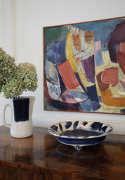 David Garland, Blue and White Glazed Earthenware Bowl (c. 1980s)