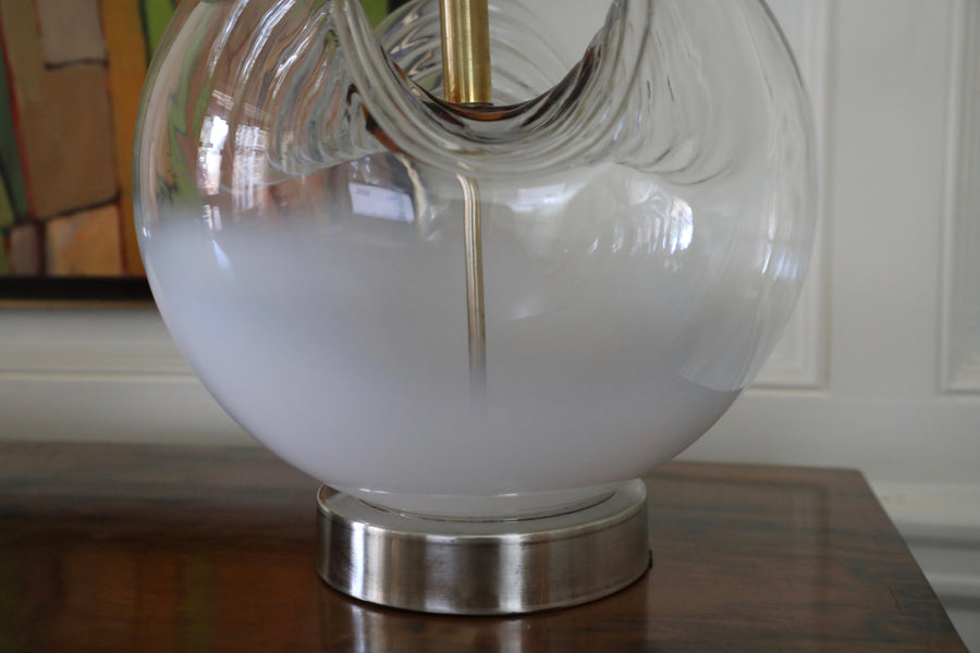 Carlo Nason (attr.) for Mazzega Blown Glass Table Lamp (c. 1980s)