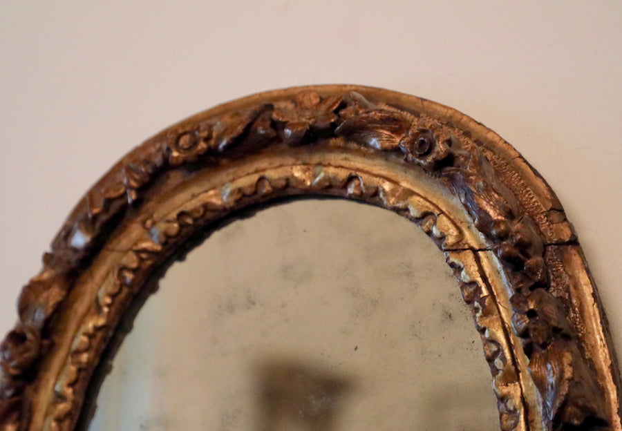 Spanish Colonial Della Robbia Mirror (18th-19th century)