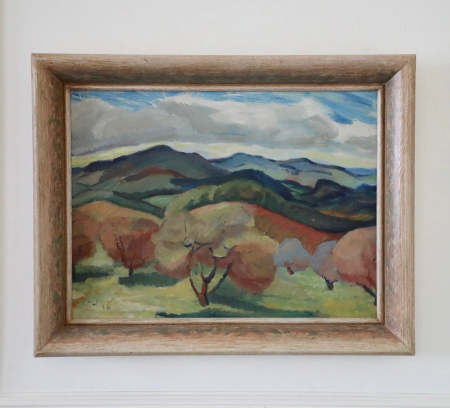 American School, Untitled Blue Ridge Mountains Landscape (1936)