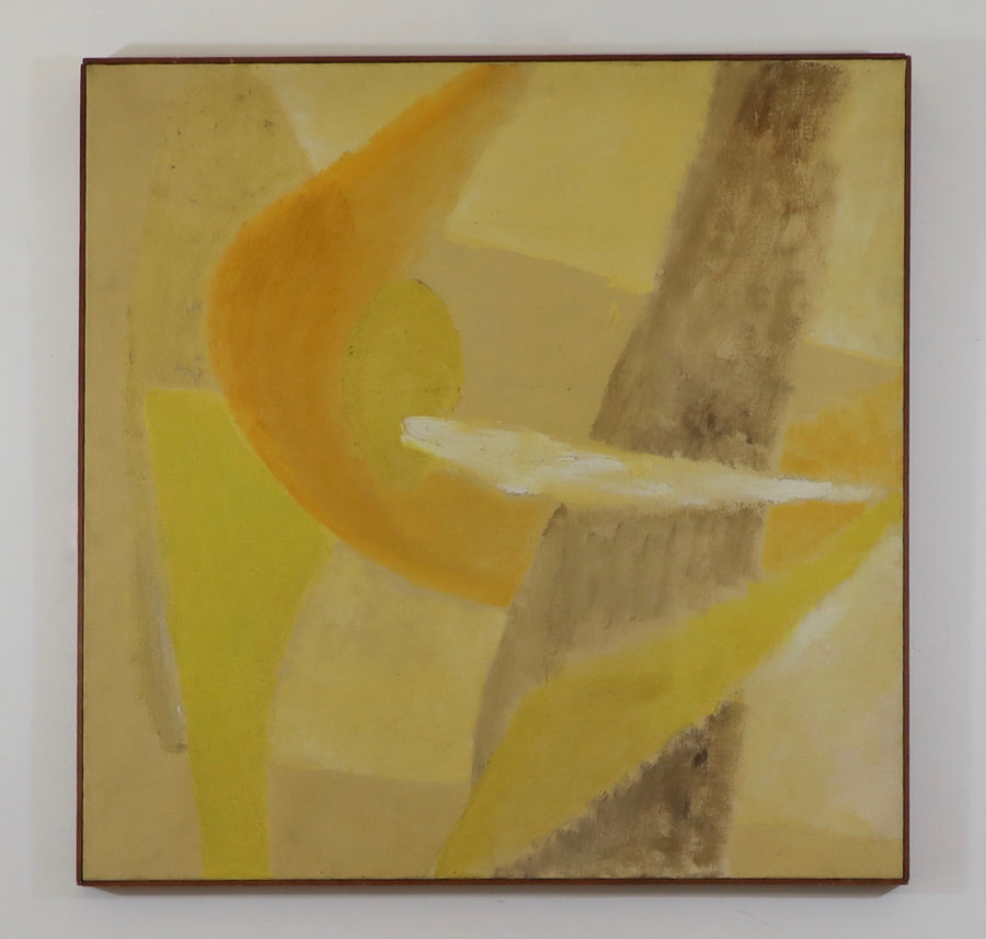 Jacqueline Harvey, Abstract Oil on Canvas (1959)