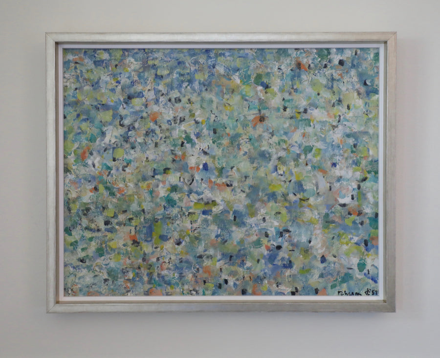 Robert (Bob )Rheem, Abstract Oil on Canvas (1957)