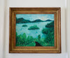 Johannes Schiefer, Oil on Canvas,  Lake Scene (mid 20th century)