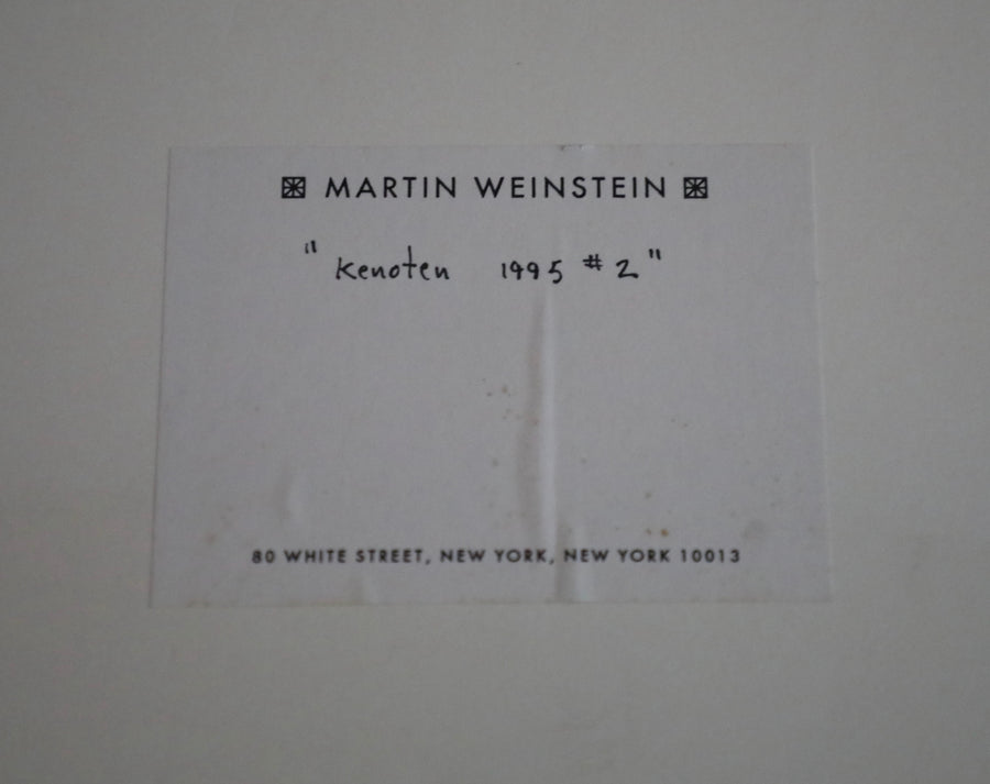 Martin Weinstein, Kenoten #2 (1995)