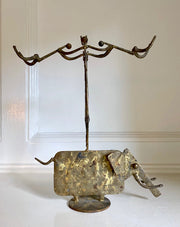 Henry Bursztynowicz, Acrobats on Elephant Kinetic Sculpture