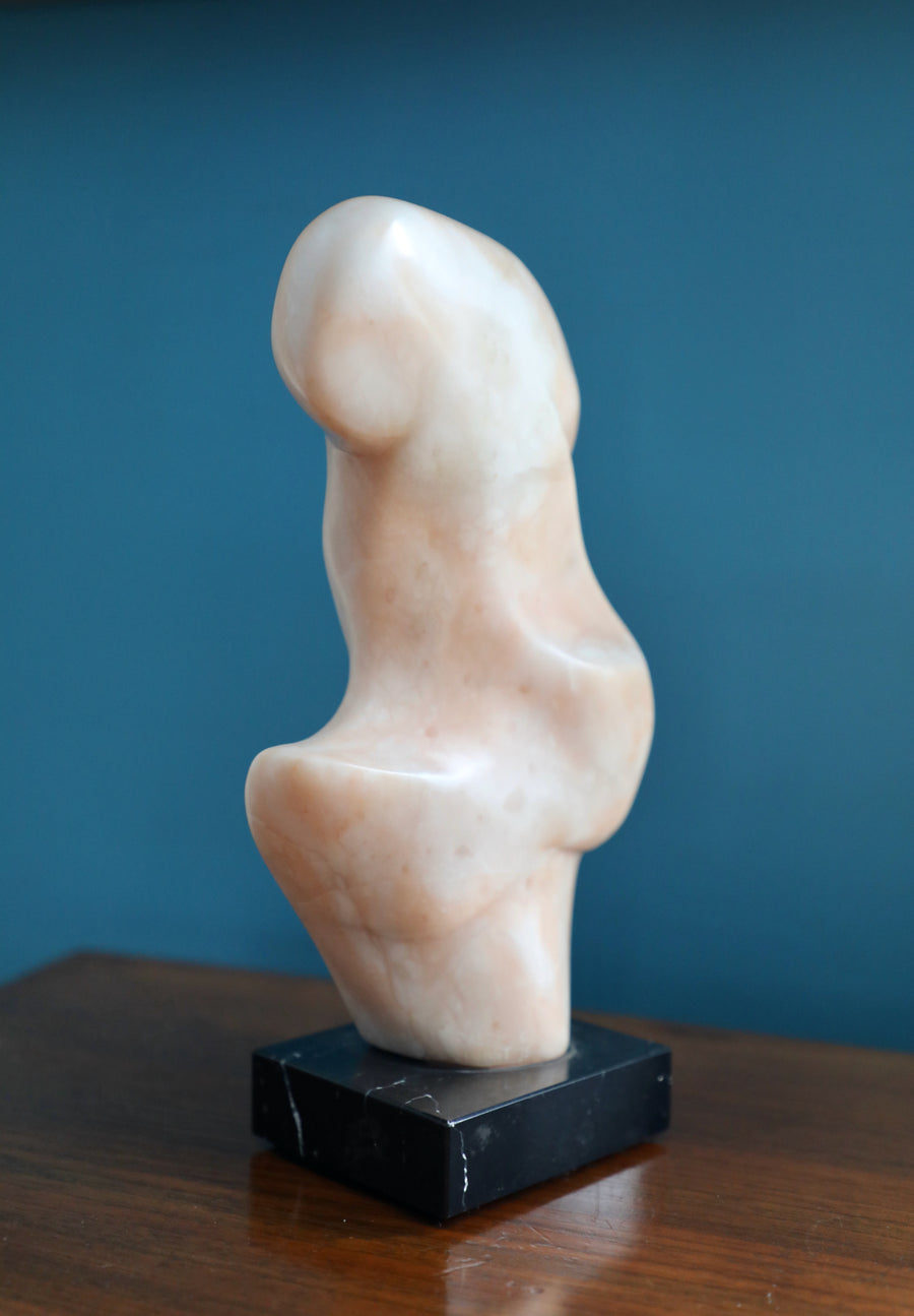 Ralph Hurst, Alabaster Figural Sculpture (1975)