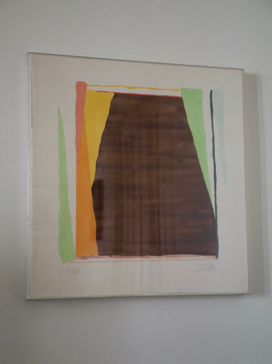 Larry Zox, Untitled Abstract Screenprint