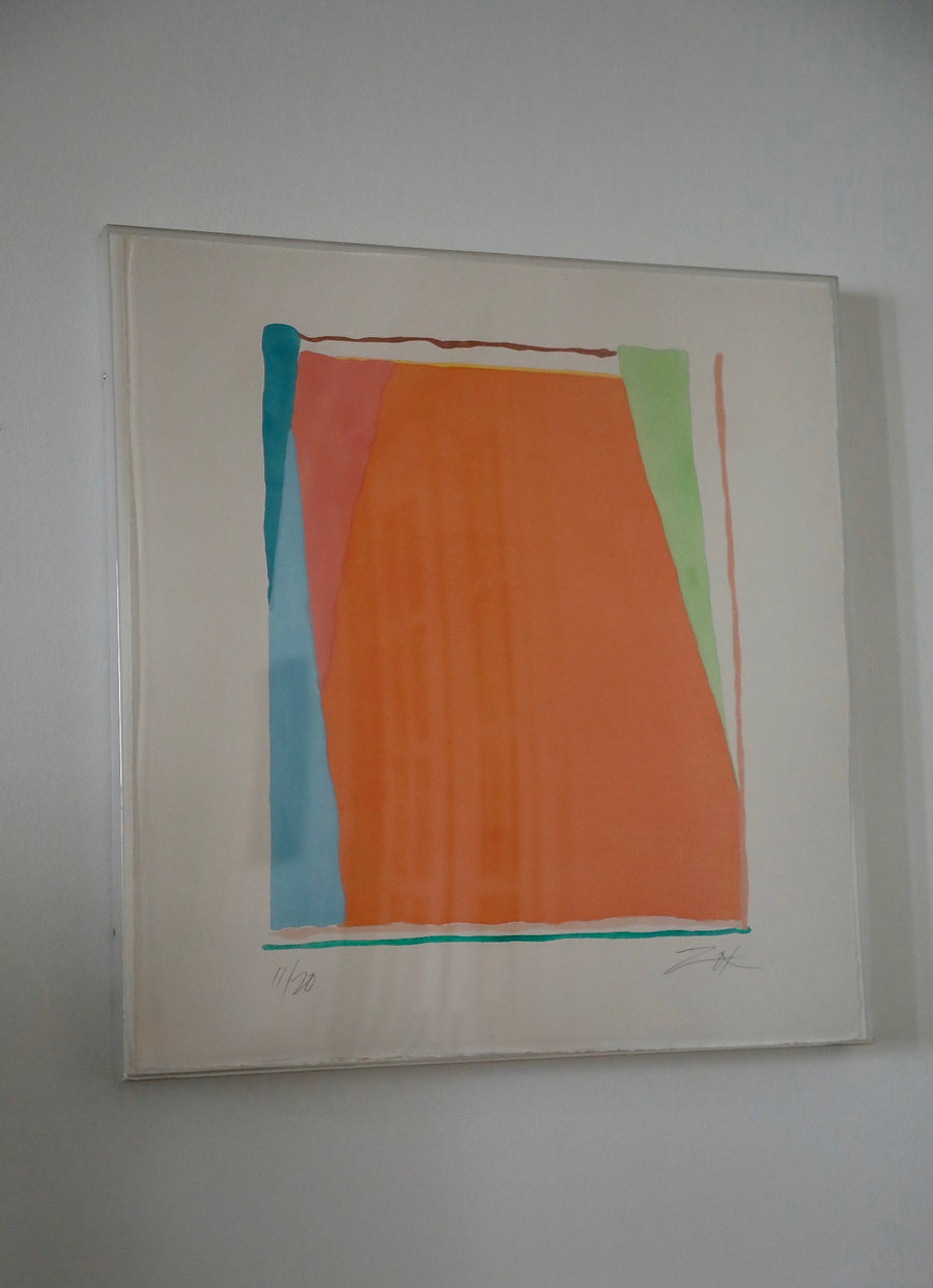 Larry Zox, Untitled Abstract Screenprint