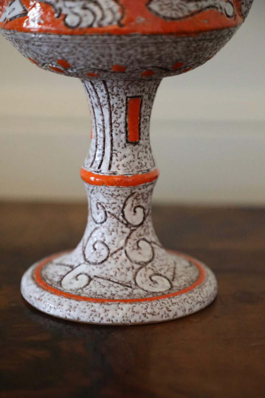 Bitossi Style Handled Ceramic Vase (last quarter 20th century)