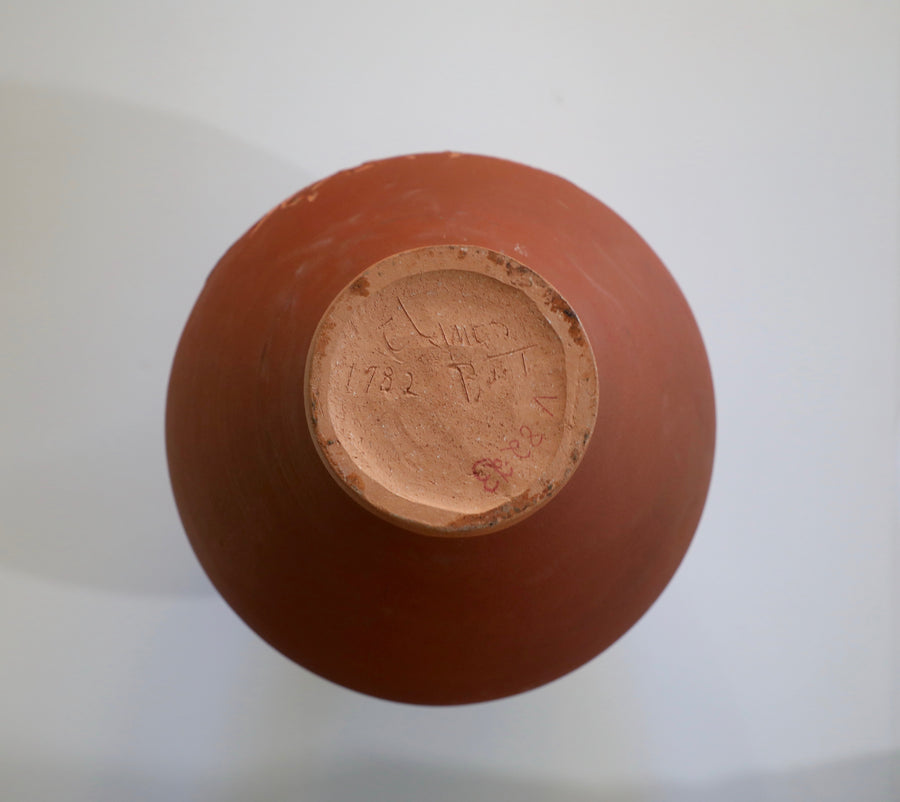 Reuben Nakian and James Burt, Incised Terracotta Vase Depicting Europa and the Bull (1982)